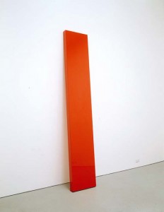 Red Plank - a fusion of painting and sculpture "Red Plank is a fusion of painting and sculpture."