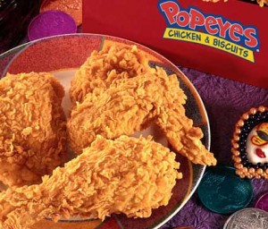 Can't get enough of that Popeye's!
