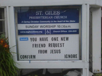 Friend Request from Jesus